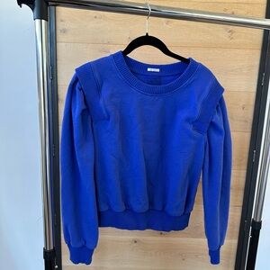 MOTHER Royal Blue Crew Neck Sweater